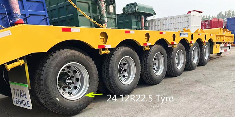 6 Axle Hydraulic Low Bed Trailer Price | 40Ft Low Bed Trailer with Ramp for Sale in Nigeria