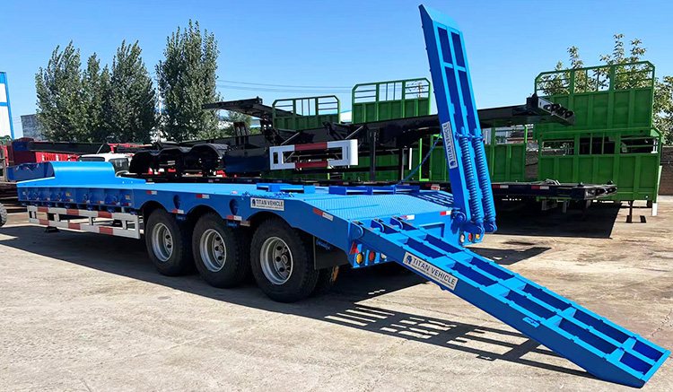 3 Axle Lowbeds for Sale | Semi Lowbed Trailer for Sale in Tanzania