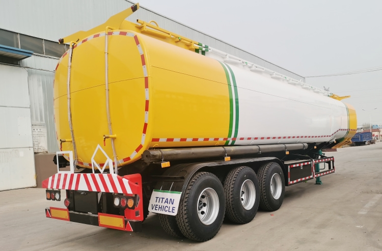 Remorque citerne semi-carburant à trois essieux de 40 000 litres à vendre