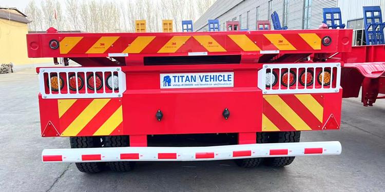 Prix ​​de la remorque de camion à plat de 40 pieds