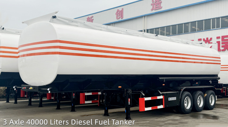 Citerne à carburant diesel à 3 essieux de 40 000 litres à vendre à Guam Apra