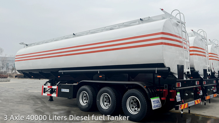 Citerne à carburant diesel à 3 essieux de 40 000 litres à vendre à Guam Apra