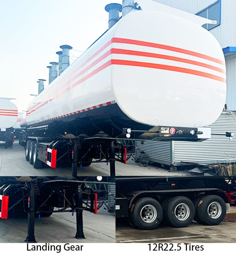 Remorque citerne à carburant diesel 45 000 L à vendre en Mauritanie, Nouakchott
