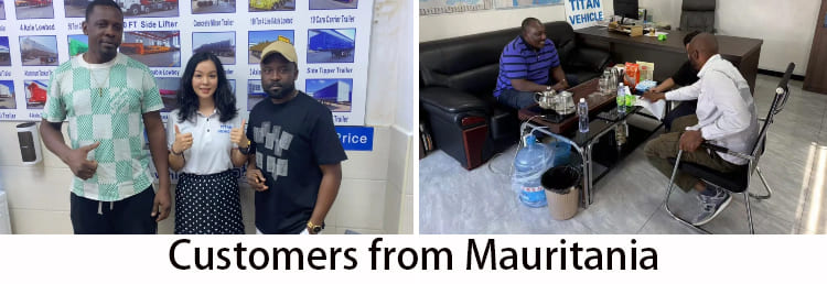 Remorque porte-conteneur à 2 essieux à vendre en Mauritanie, Nouadhibou