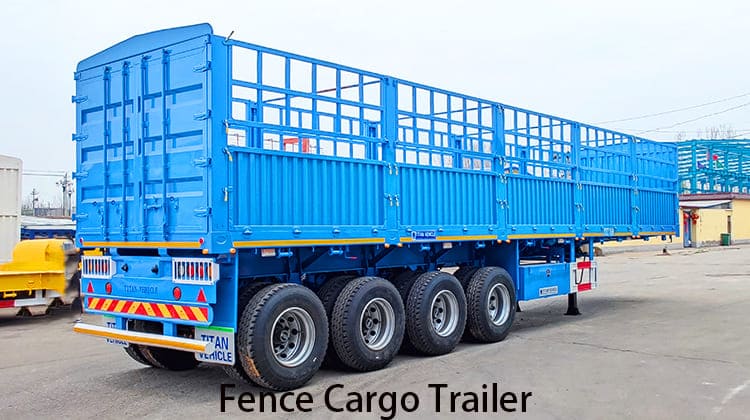 Semi-remorque cargo à 4 essieux à vendre aux Philippines, Phili