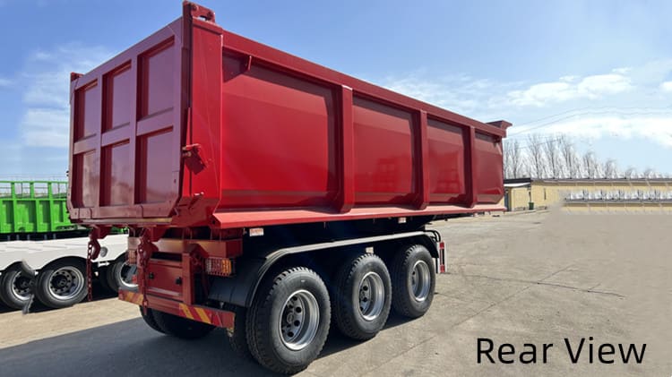 Semi-remorque à benne basculante CIMC 35CBM à vendre en Papouasie-Nouvelle-Guinée