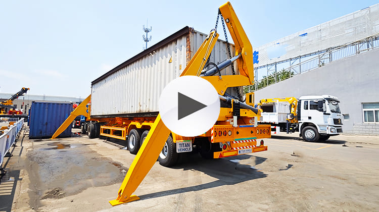 Remorque à chargeur latéral de 37 tonnes à vendre aux Philippines, Cebu
