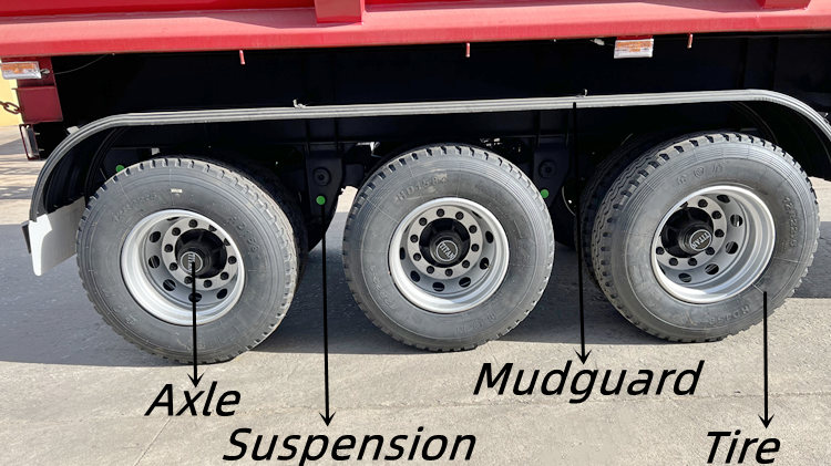 35 CBM Dump Trailer for Sale