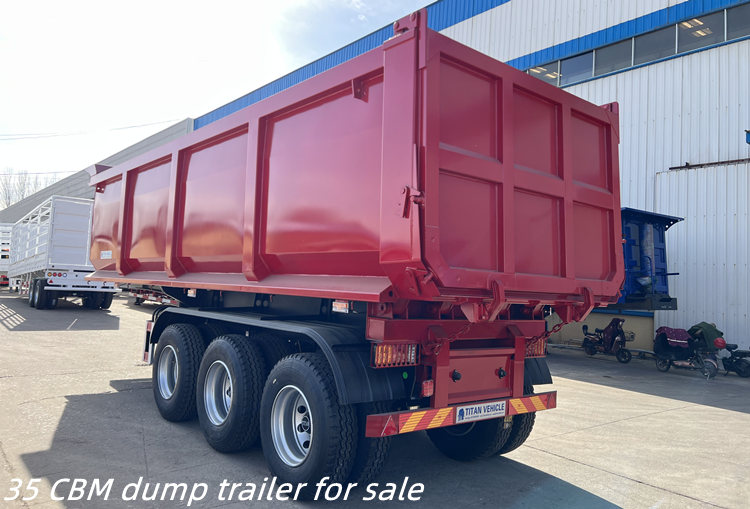 35 CBM Dump Trailer for Sale