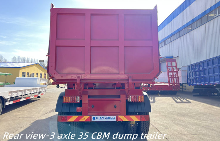 35 CBM Dump Trailer for Sale