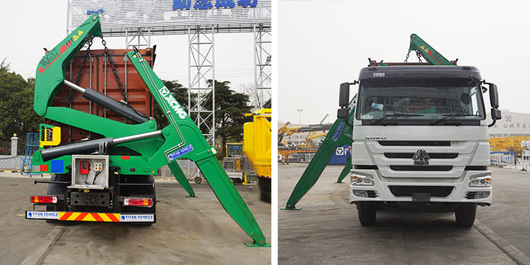Camion à chargement latéral pour conteneur de 37 tonnes à vendre en Tanzanie Dar Es Salaam