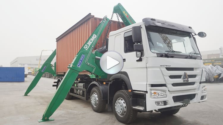 Camion à chargement latéral pour conteneur de 37 tonnes à vendre en Tanzanie Dar Es Salaam