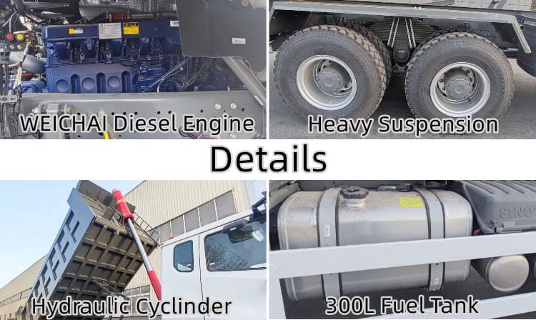 Camions à benne basculante Sinotruk Howo 6x4 à vendre à Trinité-et-Tobago
