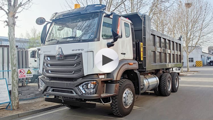 Nouveau camion à benne basculante Sinotruk Howo 380 6x4 en Papouasie-Nouvelle-Guinée
