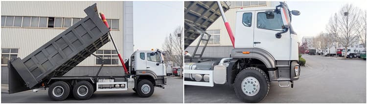 Nouveau camion à benne basculante Sinotruk Howo 380 6x4 en Papouasie-Nouvelle-Guinée