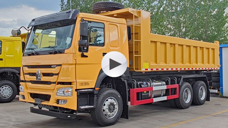 Camions à benne basculante Howo 400 bon marché à vendre à Guam