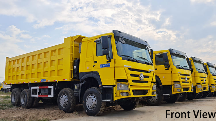 Camions à benne basculante d'occasion bon marché Sinotruk Howo 371 à vendre à Guam