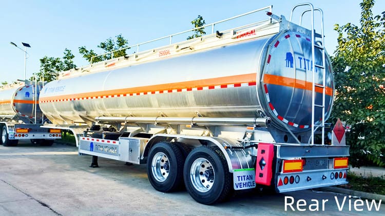 Remorque-citerne en aluminium à 2 essieux à vendre en Jamaïque