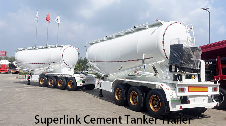 Remorque citerne à ciment en vrac Superlink à vendre en Zambie, Lusaka