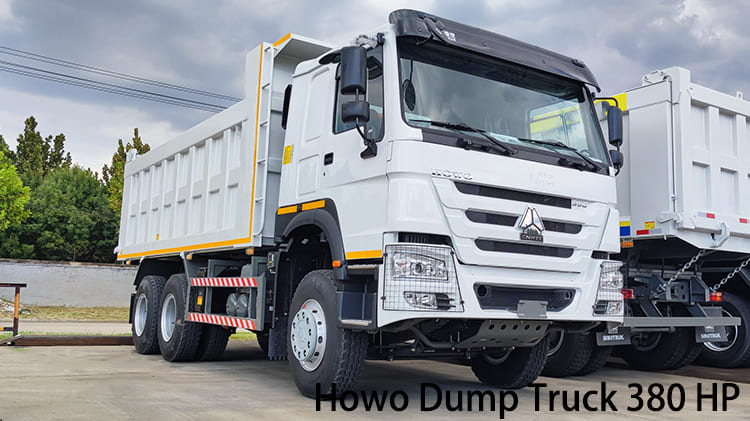 Nouveau prix du camion à benne basculante Howo 380 CV à Guam