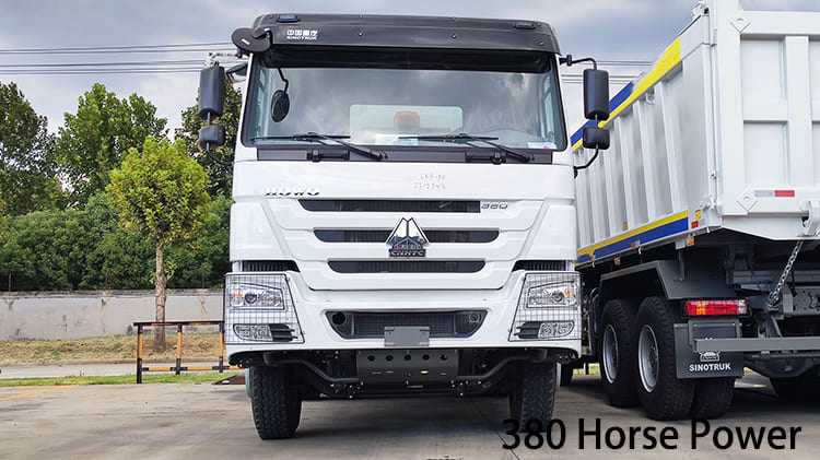 Nouveau prix du camion à benne basculante Howo 380 CV à Guam