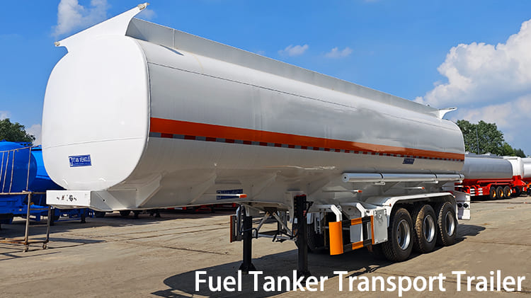 Remorque de transport de camion-citerne de carburant à essieu 45000 litres à vendre en Jamaïque