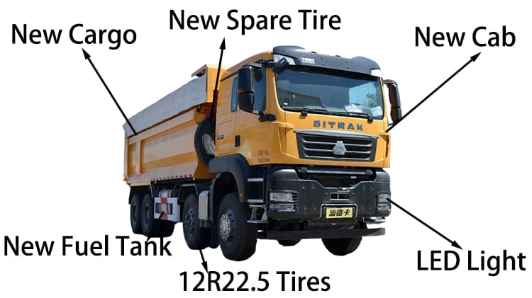 Camion Sinotruk Sitrak G7W 400 HP d'occasion à vendre en Papouasie-Nouvelle-Guinée