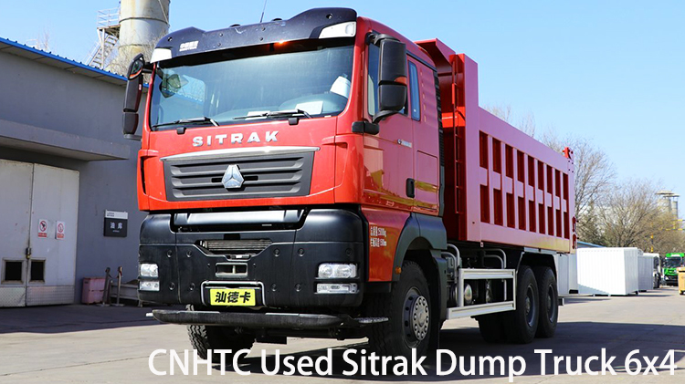 Camion à benne basculante Sitrak 6x4 d'occasion de CNHTC à vendre en Papouasie-Nouvelle-Guinée