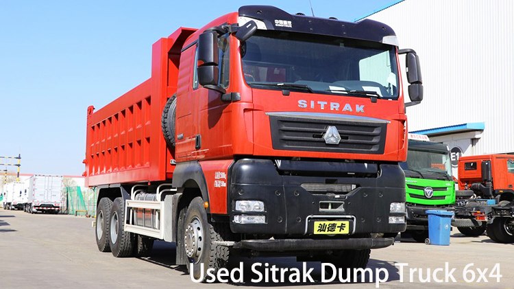 Camion à benne basculante Sitrak 6x4 d'occasion de CNHTC à vendre en Papouasie-Nouvelle-Guinée