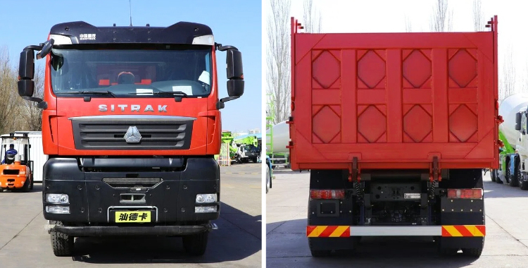 Camion à benne basculante Sitrak 6x4 d'occasion de CNHTC à vendre en Papouasie-Nouvelle-Guinée