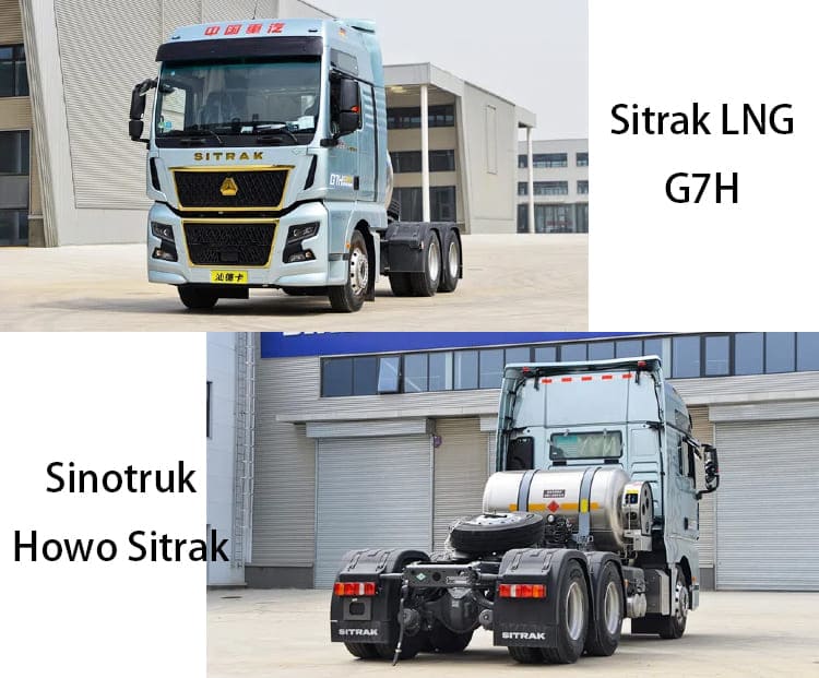 Camion tracteur Howo Sitrak LNG G7H Sinotruk d'occasion à vendre en Zambie, Ndola