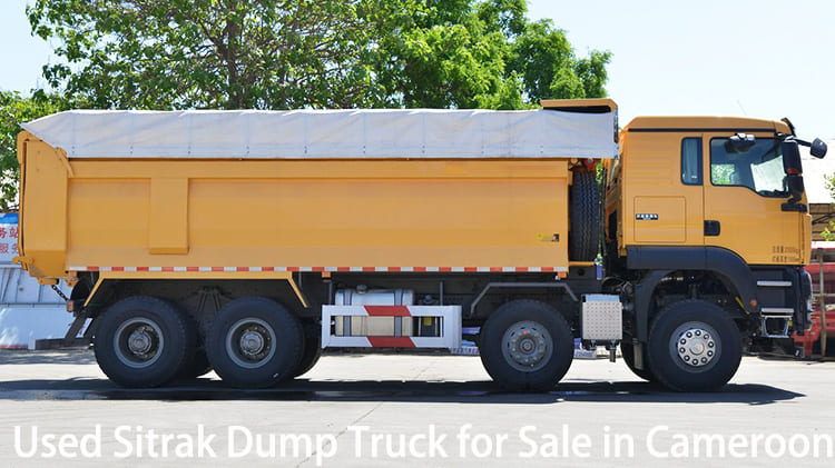Camion benne Sitrak LHD d'occasion 400 CV à vendre au Cameroun