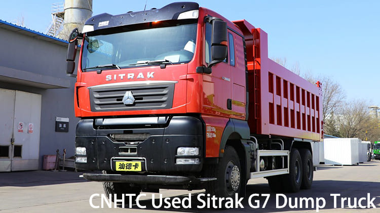 CNHTC Camion-benne Sitrak G7 d'occasion à vendre en Namibie