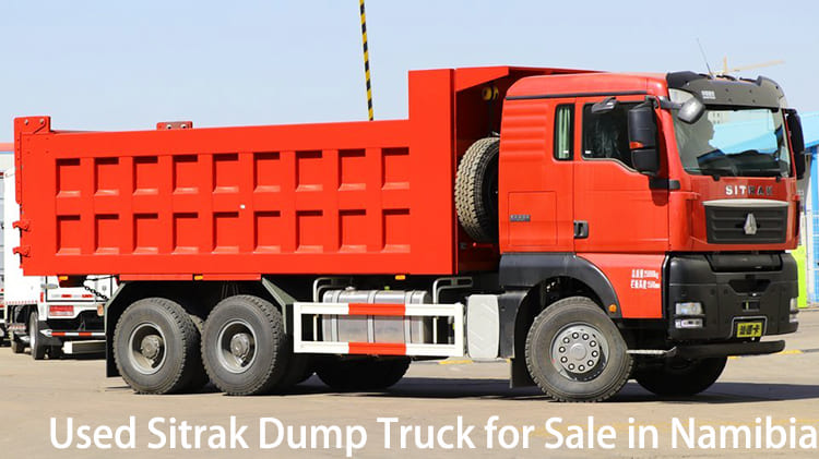 CNHTC Camion-benne Sitrak G7 d'occasion à vendre en Namibie