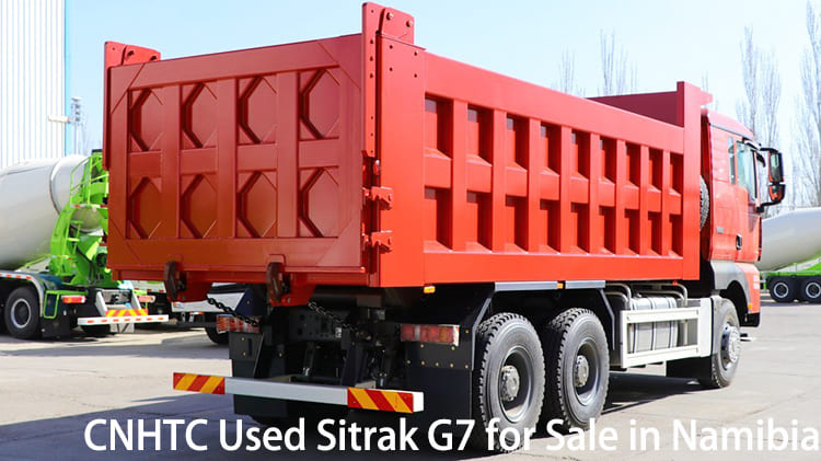 CNHTC Camion-benne Sitrak G7 d'occasion à vendre en Namibie