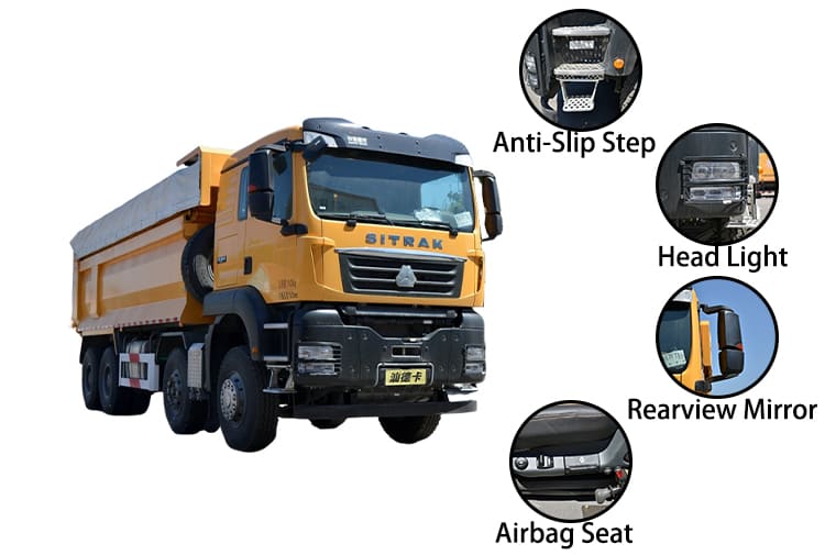 Prix des camions Howo G7W Sitrak d'occasion à vendre en Zambie, Kabwe