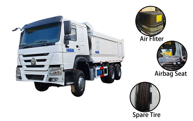 Prix du camion benne Howo 6x4 d'occasion à vendre en Ouganda, Ugulu