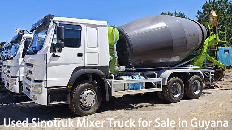 Camion malaxeur Sinotruk Euro 2 d'occasion de 380 CV à vendre en Guyane
