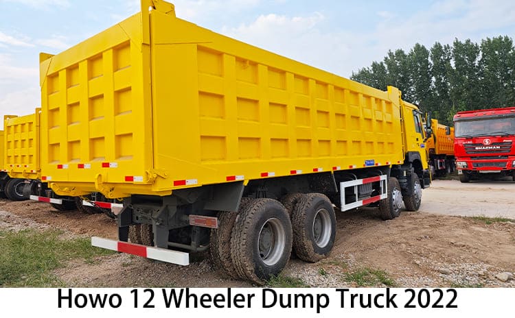 Prix du camion benne Sinotruk Howo 2022 | 2ème camion benne basculante Howo 12 roues à vendre au Cameroun