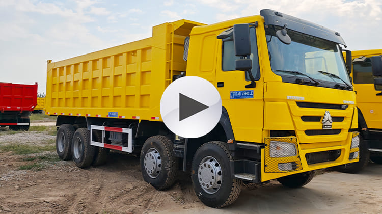 Prix du camion benne Sinotruk Howo 2022 | 2ème camion benne basculante Howo 12 roues à vendre au Cameroun