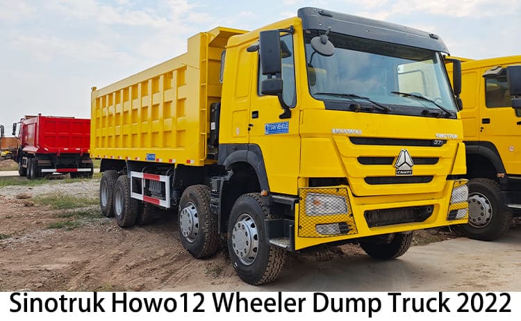 Prix du camion benne Sinotruk Howo 2022 | 2ème camion benne basculante Howo 12 roues à vendre au Cameroun