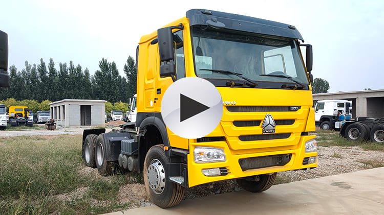 Camion Howo RHD d'occasion complet avec tête de 371 CV à vendre en Algérie
