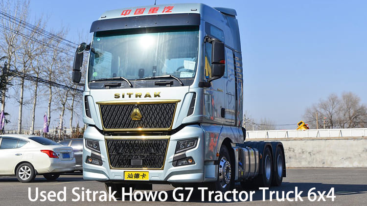 Camion tracteur 6x4 Sitrak Howo G7 LHD d'occasion à vendre au Congo