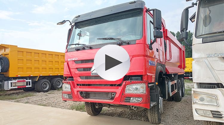 Camion benne Howo 6x4 d'occasion CNHTC à vendre en Algérie