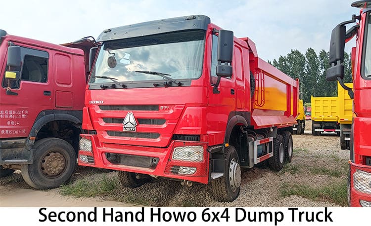 Camion benne Howo 6x4 d'occasion CNHTC à vendre en Algérie