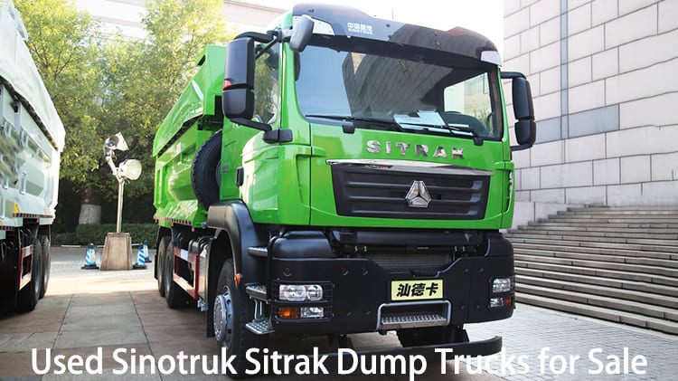 Prix ​​des camions à benne basculante Sinotruk Sitrak G7H 400 CV d'occasion au Ghana