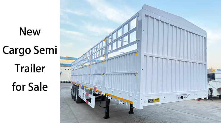 Semi-remorque cargo à clôture neuve de 80 tonnes à vendre en Tanzanie