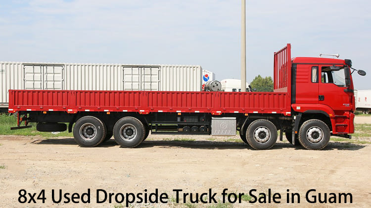 Camion plateau ridelle Shacman 8x4 d'occasion à vendre au Burkina Faso
