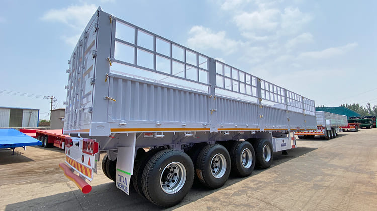 Remorque à clôture à vendre au Rwanda | Semi-remorque cargo