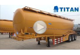 Remorque de ciment en vrac de 60 tonnes